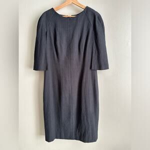 Natalija Jansone designer wool blend dress size 46 EUC